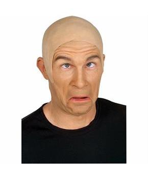 Latex Flesh Bald Head Adult Halloween Costume Accessory