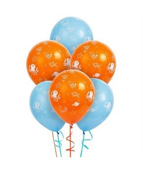 Sea Creatures Latex Balloons