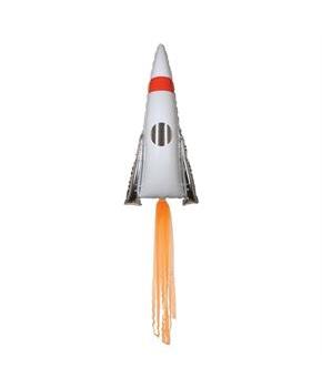 Meri Meri Space Rocket Mylar Balloon, 1ct