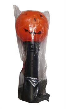 Halloween LED pumpkin shaped wand light up glow sticks