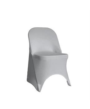 Spandex Folding Chair Cover Silver