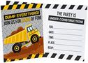 Construction Party Invitations 