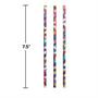 Rainbow Foil Paper Straws (24)