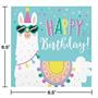 Llama Party Happy Birthday Lunch Napkin (16)
