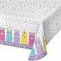 Llama Party Plastic Tablecover 54" x 102"