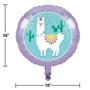 Llama Party 18" Foil Balloon (1)