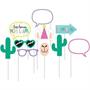 Llama Party 10" Photo Booth Props (10pcs)