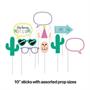 Llama Party 10" Photo Booth Props (10pcs)