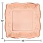 Rose Gold 10" Square Plate