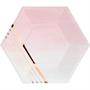 Rose All Day Stripes Paper Dessert Plate (8)