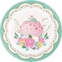 Floral Tea Party Dessert Plate (8)