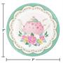 Floral Tea Party Dessert Plate (8)