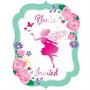 Floral Fairy Invitations (8)
