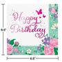 Floral Fairy Happy Birthday Lunch Napkin (16)