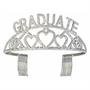 Graduate Silver Glitter Tiara