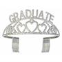 Graduate Silver Glitter Tiara
