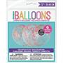 Clear Latex Balloons Pre-Filled with Neon Confetti