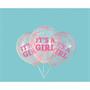 Clear Latex Balloons Pre-Filled with Pink Confetti