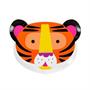 Talking Tables Animal Shaped Dessert Plate (12)