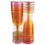 Bright Assorted Flourescent Wine Glasses (12 Count
