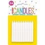 Irisdescent Glitter Spiral Candle (24)
