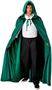 Rubies Adult Green Full Length Hooded Renaissance Cloak