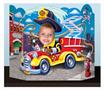 Fire Truck Photo Prop 37" x 25"