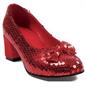 Judy Sequin (Red) Adult Shoes