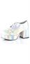 Silver Pimp Adult Shoes