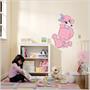 Pink Poodle in Paris Giant Wall Decals