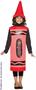 Red Crayola Crayon Child Costume