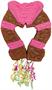 Pink Cowgirl 19" Pull-String Horseshoe Pinata