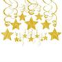 Multi Color Mega Value Pack Star Swirl Decorations