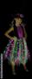 Light-Up Rainbow Witch Child Costume