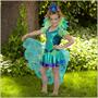 Peacock Girl Child Costume