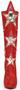Women's Red Superhero Star Boots