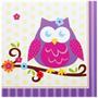 Owl Blossom Lunch Napkins