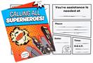 Superhero Comics Invitations 