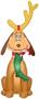 4 Foot Dr. Seuss The Grinch Reindeer Max Light Up Christmas Inflatable Lawn Decoration