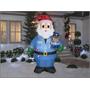 7 Foot Police Officer Santa Light Up Christmas Inflatable Lawn Decoration