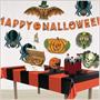 Orange & Black Stripes Tablecover