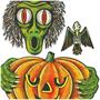 Vintage Halloween Totem Pole Cutouts