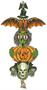 Vintage Halloween Totem Pole Cutouts