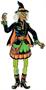 Vintage Halloween Jointed Witch