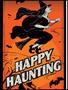 Vintage Halloween Door Cover