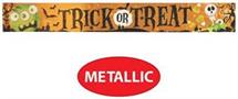 Metallic Trick Or Treat Banner