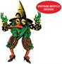 Vintage Halloween Jointed Witch Goblin