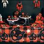 Vintage Halloween Fabric Tablecover
