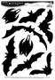 Bat Silhouette Clings