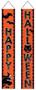 Vintage Halloween Fabric Door Panel Set